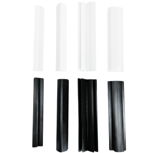 All PVC joiner profiles in White & Black