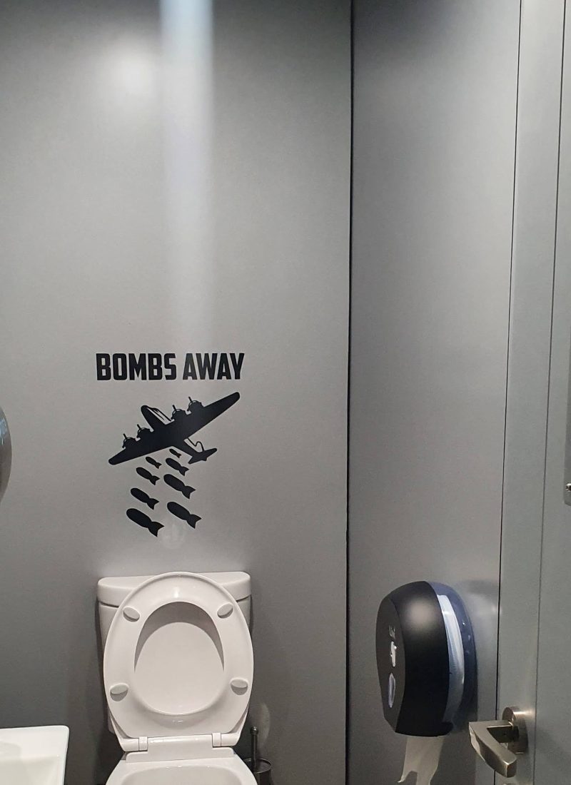 Wet Wall Toilet - Silver